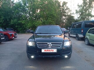 2006 Volkswagen Touareg I, зелёный, 910000 рублей, вид 2