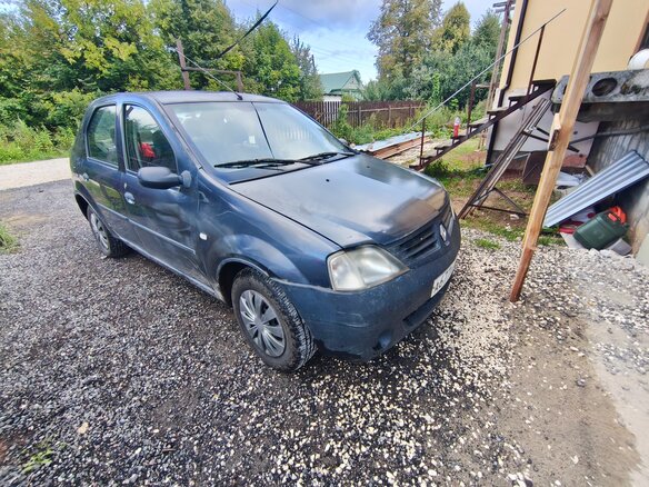 2006 Renault Logan I, серый, 180000 рублей - вид 1