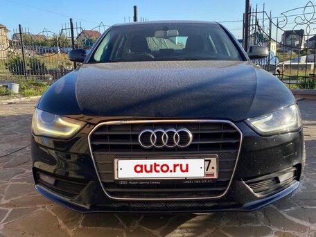 2014 Audi A4 IV (B8) Рестайлинг, чёрный, 950000 рублей, вид 3