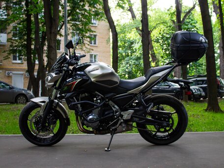 2017 Kawasaki Z 650, серебристый, 850000 рублей, вид 2