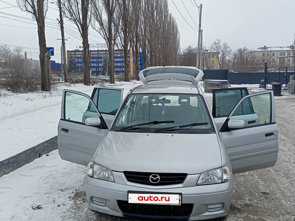 2000 Mazda Demio I (DW), серый, 365000 рублей - вид 1