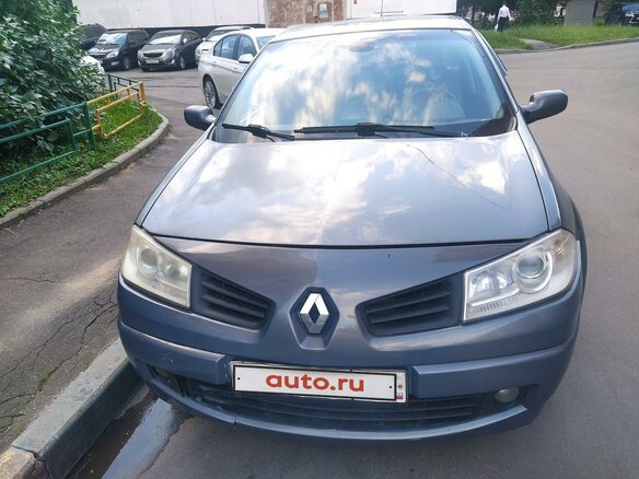 2007 Renault Megane II Рестайлинг, серый