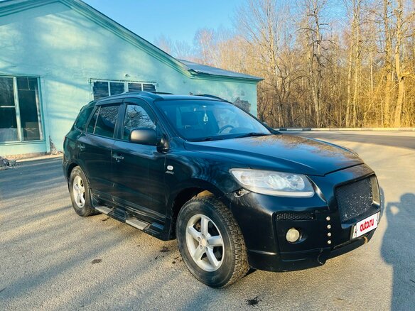 2006 Hyundai Santa Fe II, чёрный, 820000 рублей - вид 1