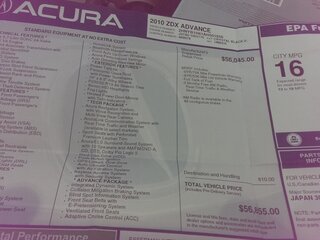 2010 Acura ZDX, чёрный, 1645000 рублей, вид 5