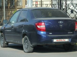 2014 Lada (ВАЗ) Granta I, синий, 415000 рублей, вид 3
