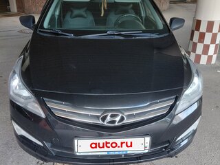 2015 Hyundai Solaris I Рестайлинг, чёрный, 850000 рублей, вид 3