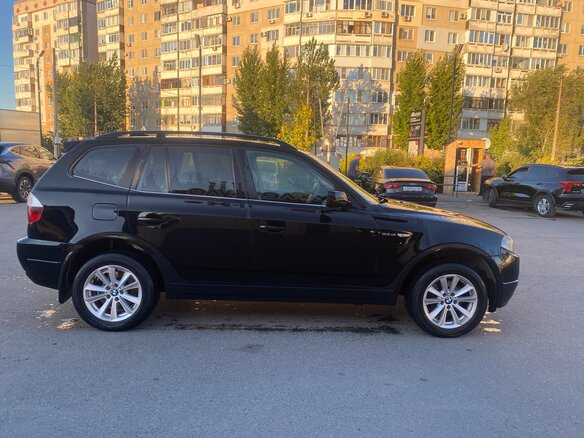 2008 BMW X3 25i I (E83) Рестайлинг, чёрный, 800000 рублей - вид 6