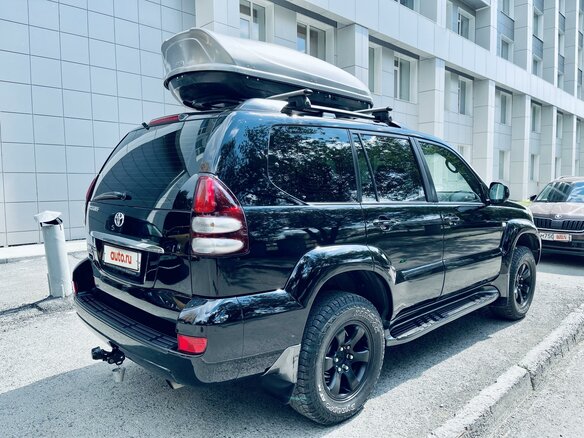 2008 Toyota Land Cruiser Prado 4-speed 120 Series Рестайлинг, чёрный - вид 11
