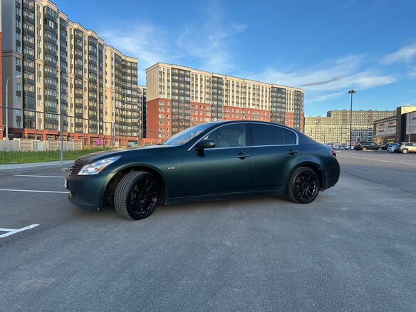 2007 Infiniti G G35 IV, чёрный - вид 1