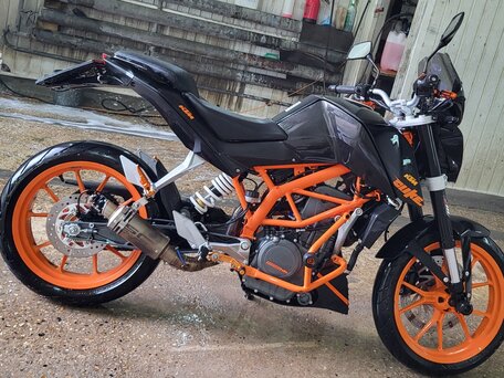 2014 KTM 390 Duke, чёрный, 370000 рублей, вид 3