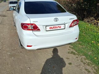 2013 Toyota Corolla X (E140, E150) Рестайлинг, белый, 1150000 рублей, вид 2