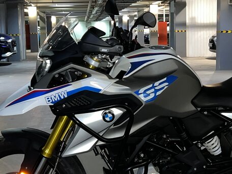 2018 BMW G 310 GS, серебристый, 460000 рублей, вид 3