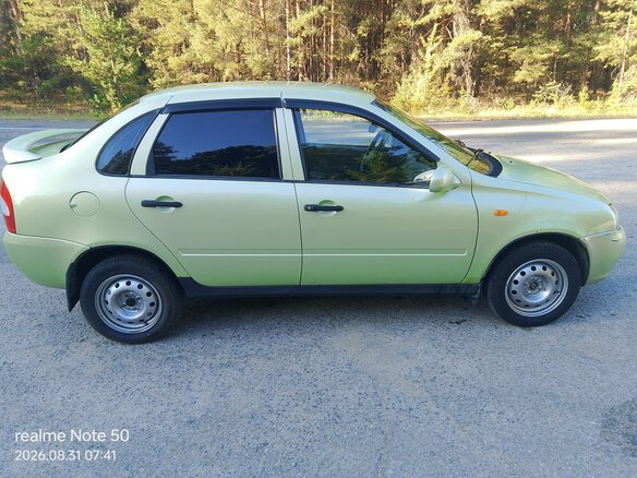 2006 Lada (ВАЗ) Kalina I, зелёный, 250000 рублей - вид 5