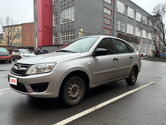 2017 Lada (ВАЗ) Granta I, серебристый, 599599 рублей - вид 4