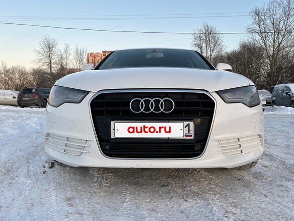 2011 Audi A6 IV (C7), белый, 1425000 рублей - вид 1