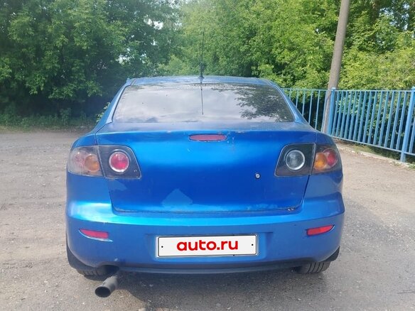 2006 Mazda 3 I (BK), синий, 300000 рублей - вид 9