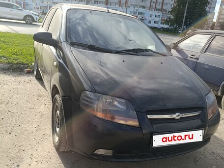 2005 Chevrolet Aveo I, чёрный, 198000 рублей, вид 3