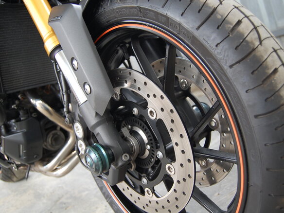 2014 Yamaha MT-09 (FZ-09), оранжевый, 670000 рублей - вид 18