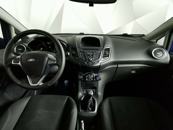 2015 Ford Fiesta Mk6 Рестайлинг, синий - вид 13