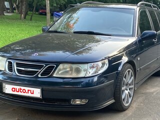 2002 Saab 9-5 I Рестайлинг, синий, 750000 рублей, вид 2