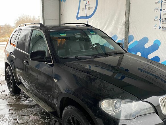 2006 BMW X5 3.0si II (E70), чёрный, 1500000 рублей - вид 1