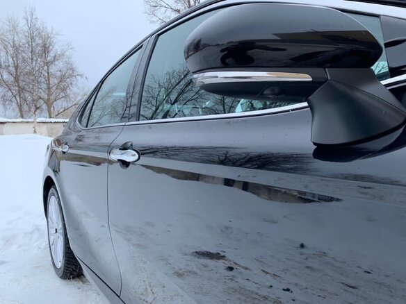 2018 Toyota Camry VIII (XV70), чёрный - вид 10