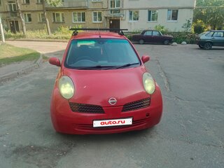 2002 Nissan March III (K12), красный, 298000 рублей, вид 2