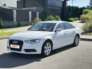 2014 Audi A6 IV (C7), белый, 1370000 рублей, вид 1