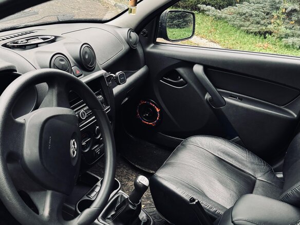 2012 Lada (ВАЗ) Granta I, серый, 210000 рублей - вид 6