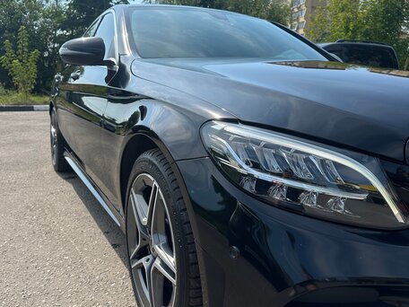 2019 Mercedes-Benz C-Класс 200 IV (W205) Рестайлинг, чёрный, 2776000 рублей, вид 2