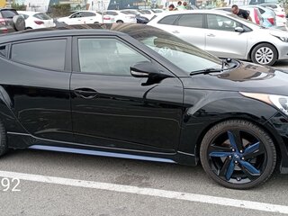 2013 Hyundai Veloster Turbo I, чёрный, 1400000 рублей, вид 3
