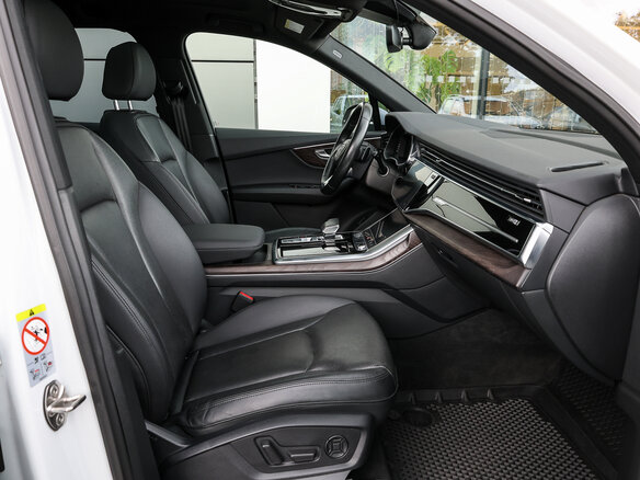 2020 Audi Q7 45 TDI II (4M) Рестайлинг, белый - вид 9