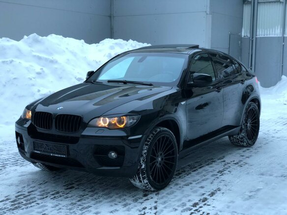 2010 BMW X6 40d I (E71), чёрный - вид 2