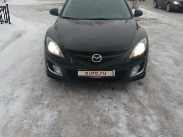 2008 Mazda 6 II (GH), чёрный - вид 3
