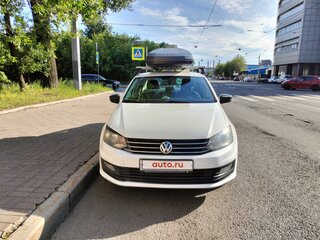 2016 Volkswagen Polo V Рестайлинг, белый, 610000 рублей, вид 1