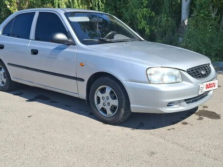 2007 Hyundai Accent ТагАЗ II, серебристый, 465000 рублей, вид 2