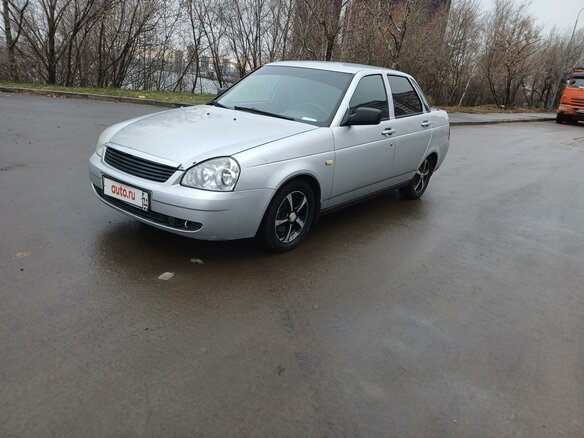 2007 Lada (ВАЗ) Priora I, серебристый, 295000 рублей