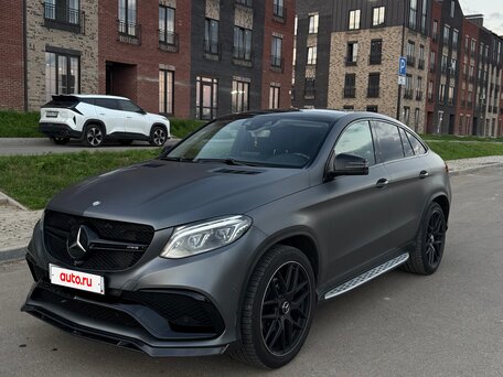 2015 Mercedes-Benz GLE Coupe 400 I (C292), серый, вид 1