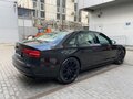 2014 Audi A8 Long III (D4) Рестайлинг, чёрный - вид 4