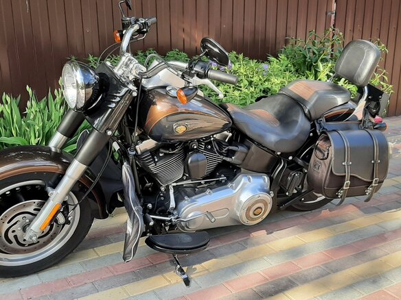 2013 Harley-Davidson Fat Boy, коричневый, 1450000 рублей - вид 7