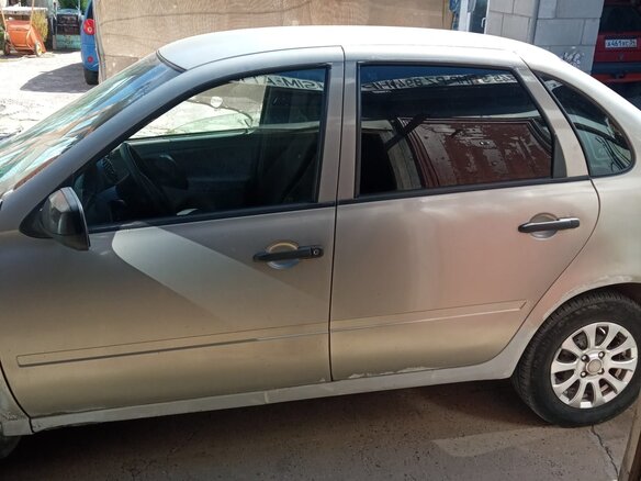 2006 Lada (ВАЗ) Kalina I, бежевый, 220000 рублей - вид 1