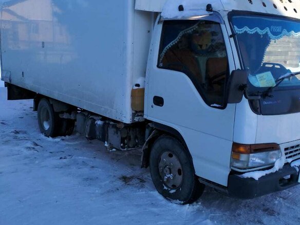 2002 Isuzu Elf (N-series), белый - вид 2