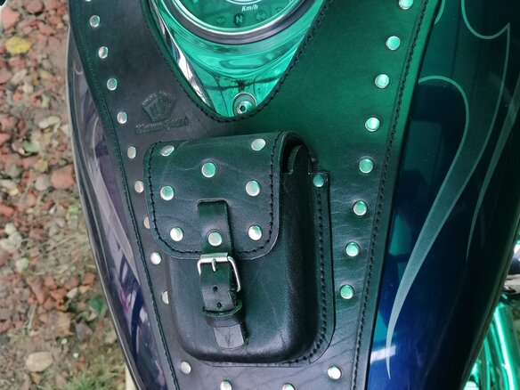 2008 Yamaha XVS1100, синий, 565000 рублей - вид 18