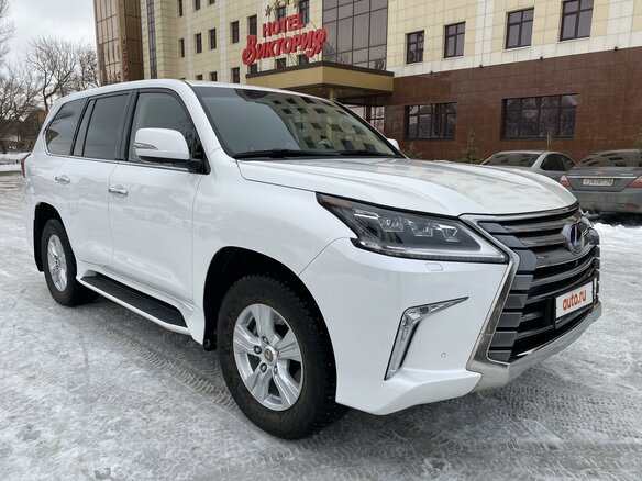 2017 Lexus LX 450d III Рестайлинг 2, белый - вид 5