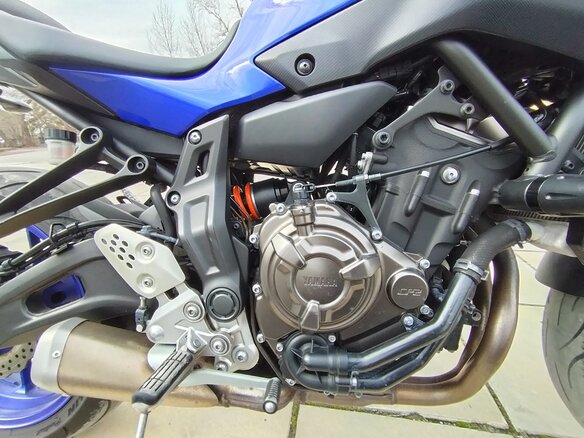 2017 Yamaha MT-07 (FZ-07), синий, 730000 рублей - вид 5