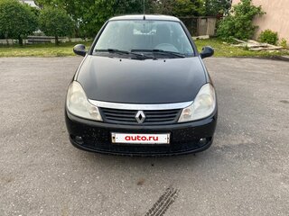2008 Renault Symbol ll, чёрный, 479000 рублей, вид 1