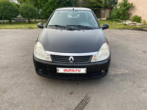 2008 Renault Symbol ll, чёрный, 479000 рублей