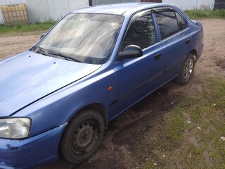 2007 Hyundai Accent ТагАЗ II, фиолетовый, 260000 рублей, вид 1