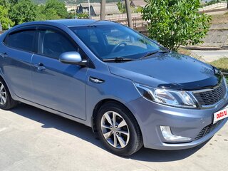2013 Kia Rio 4-speed III, голубой, 930000 рублей, вид 3