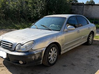 2004 Hyundai Sonata IV (EF) Рестайлинг, серый, 120000 рублей, вид 1